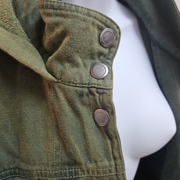 NWOT Free People Nocturne Oversized Parka Jacket, Green, Aged Pine, Sz Small - Picture 9 of 13